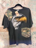 Eagle camo reworked tee XL