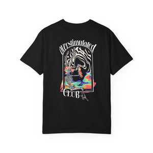 Overstimulated club black tee