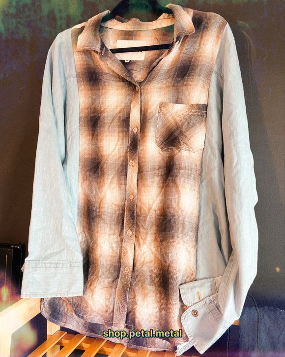 Denim and flannel reworked LG