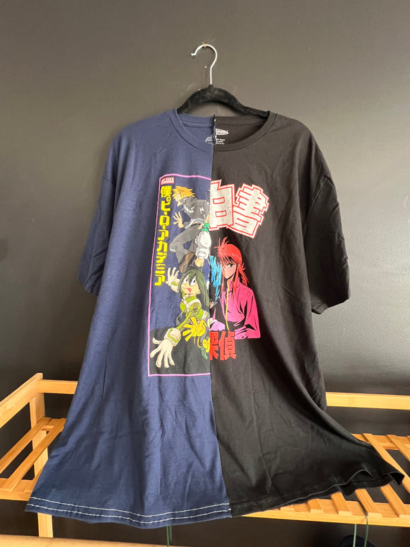 Anime 2X split tee