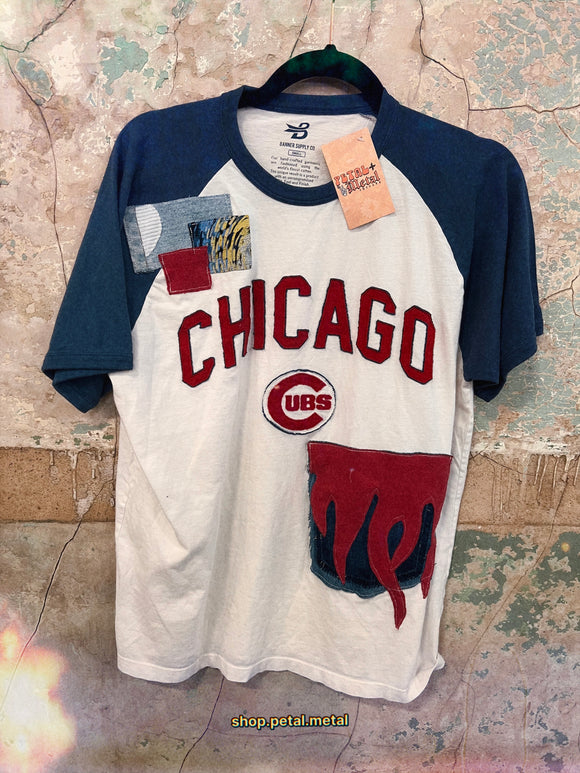 Chicago reworked baseball tee SMALL