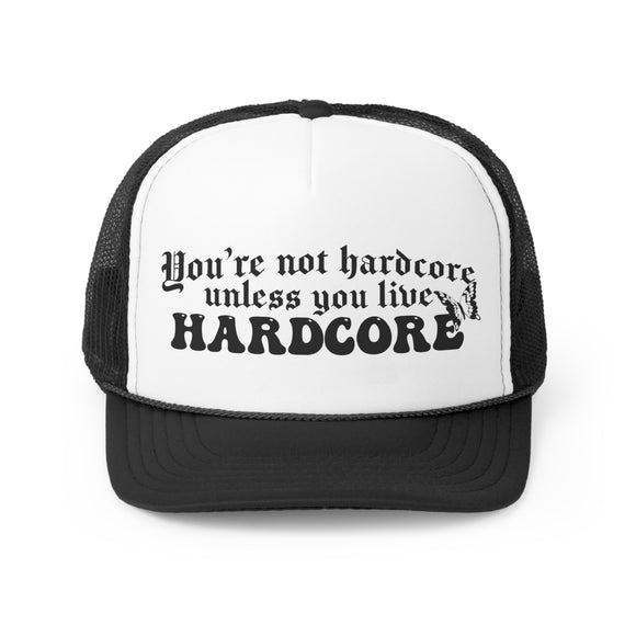 Hardcore trucker hat