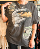 Eagle camo reworked tee XL