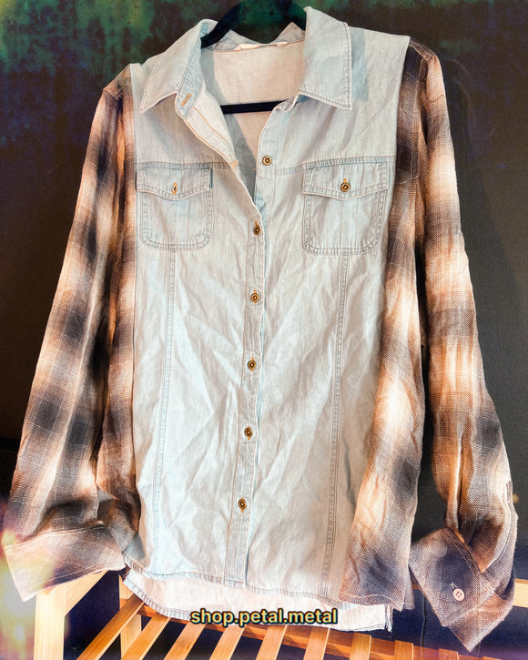 Denim and flannel reworked LG