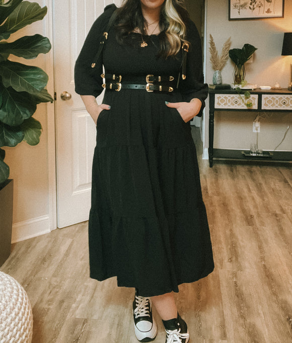 Perfect fall dress black