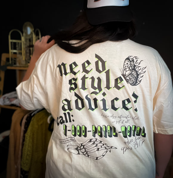 Call for advice tee