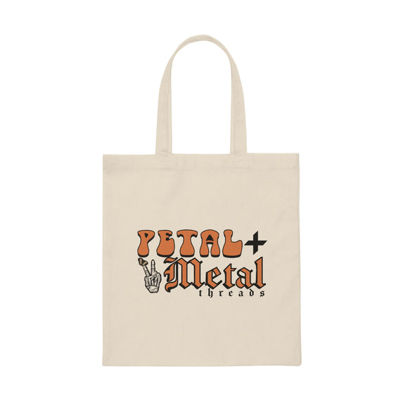 Petal + Metal tote bag