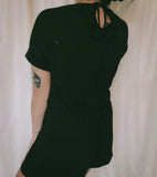 Black butter soft romper