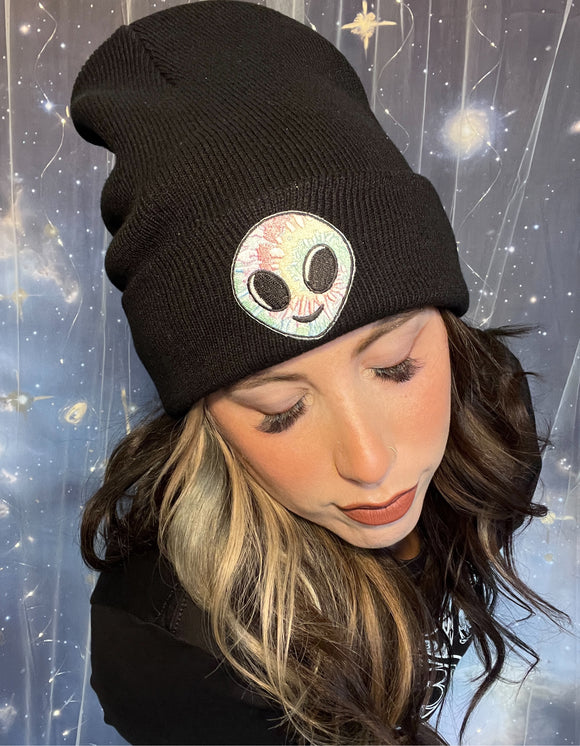 Black beanie with patch multiple choices