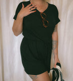 Black butter soft romper